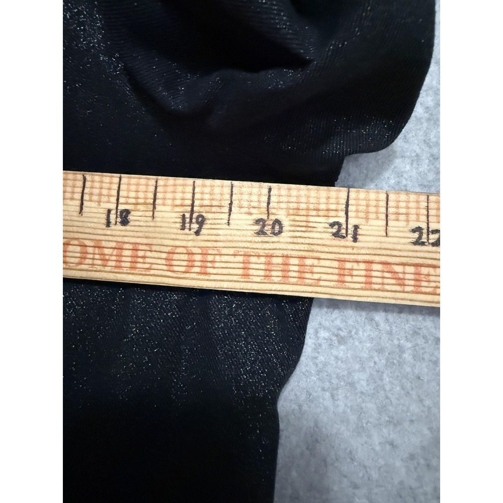 Chico's Jacket Womens 2 Black Beaded Sequin‎ Military Open Front Lined Party - Picture 7 of 15